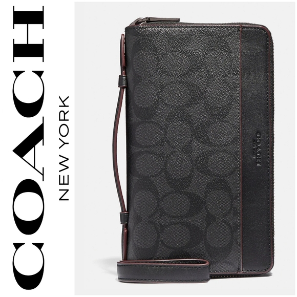 Coach Bags Coach Double Zip Travel Organizer In Signature Canvas